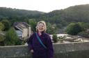 Susie on the Llangollen bridge