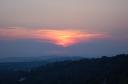Sunset from our villa