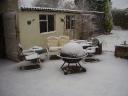 Snowy Patio