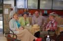 Leora, Fred, Ann, and David at Hotel