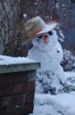 Snowman by Susie and Pearl