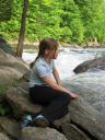 Pearl near river